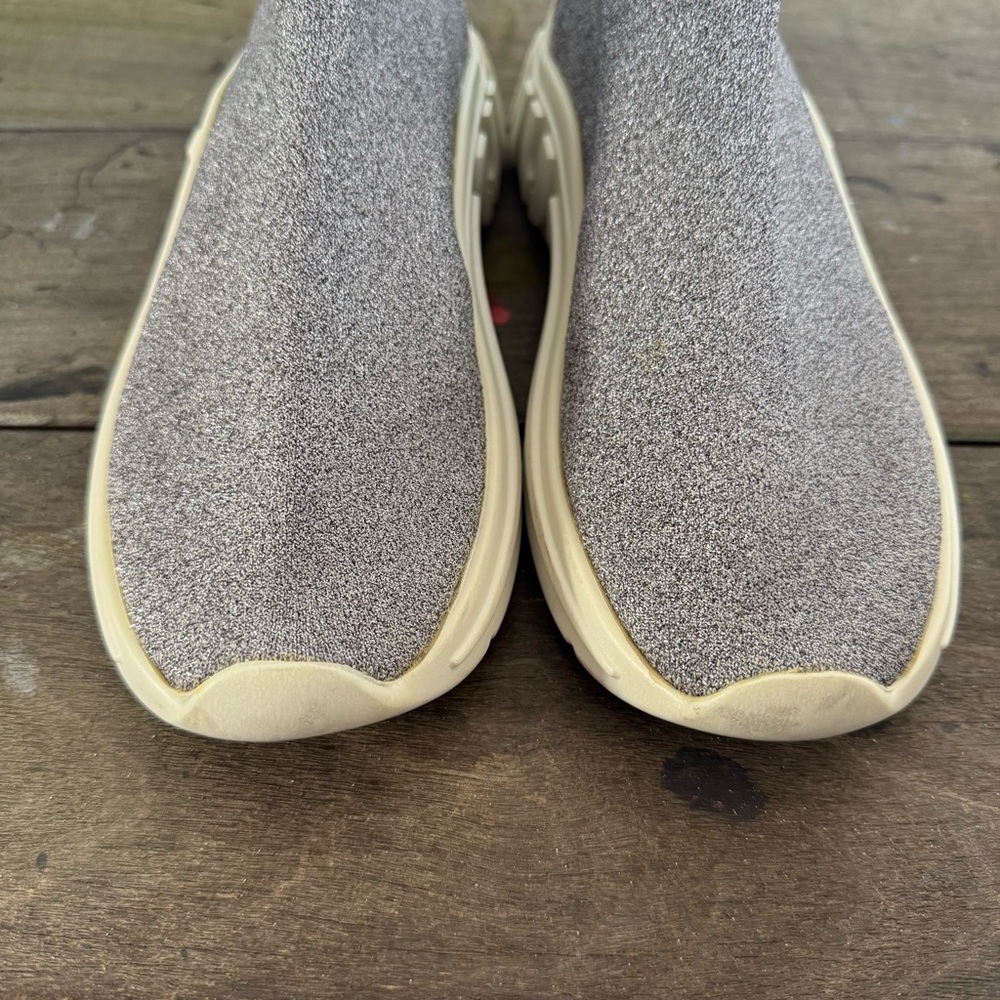 Miu Miu Textured Gray Boots - Picture 2 of 12